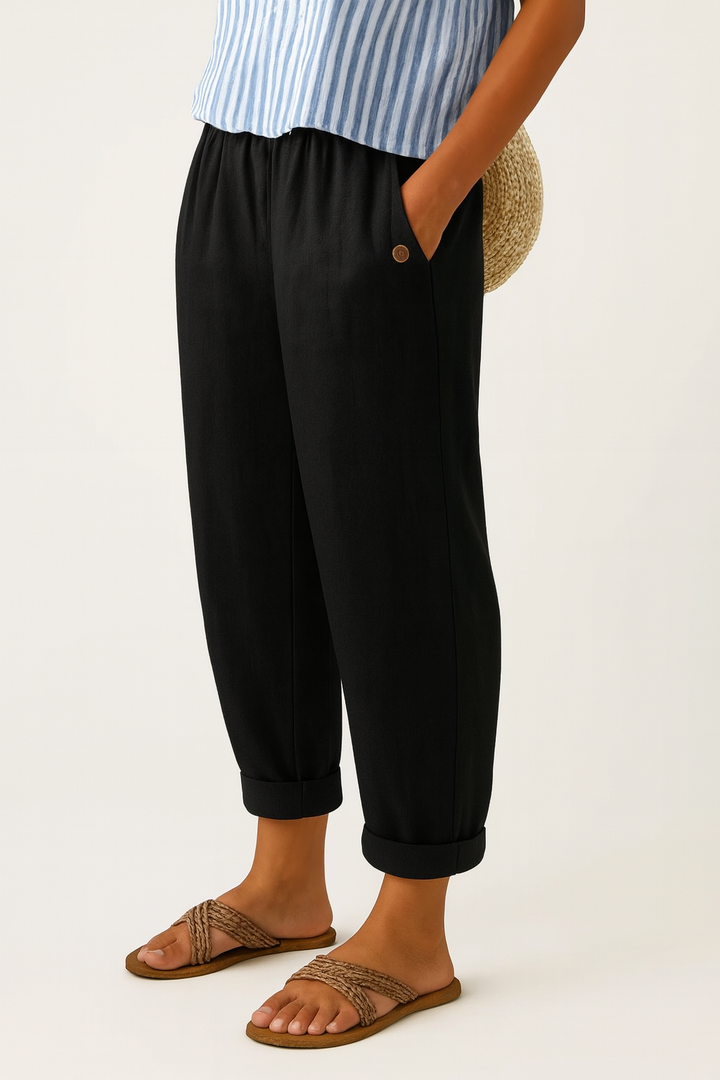 Pantaloni in Lino-Cotone Romina™ Senza Tempo