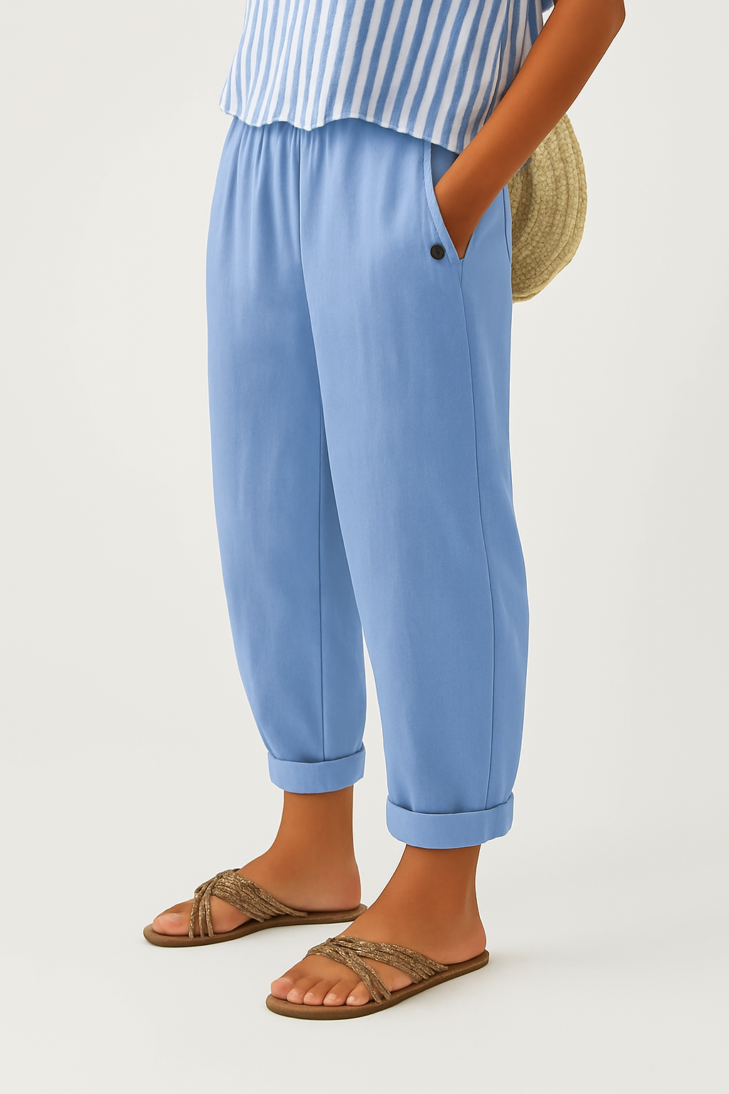 Pantaloni in Lino-Cotone Romina™ Senza Tempo