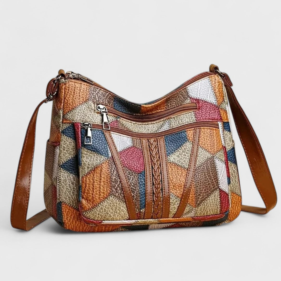 Francesca™| Borsa in pelle a mosaico