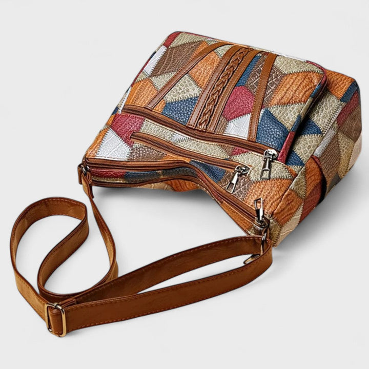 Francesca™| Borsa in pelle a mosaico