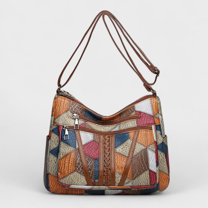Francesca™| Borsa in pelle a mosaico