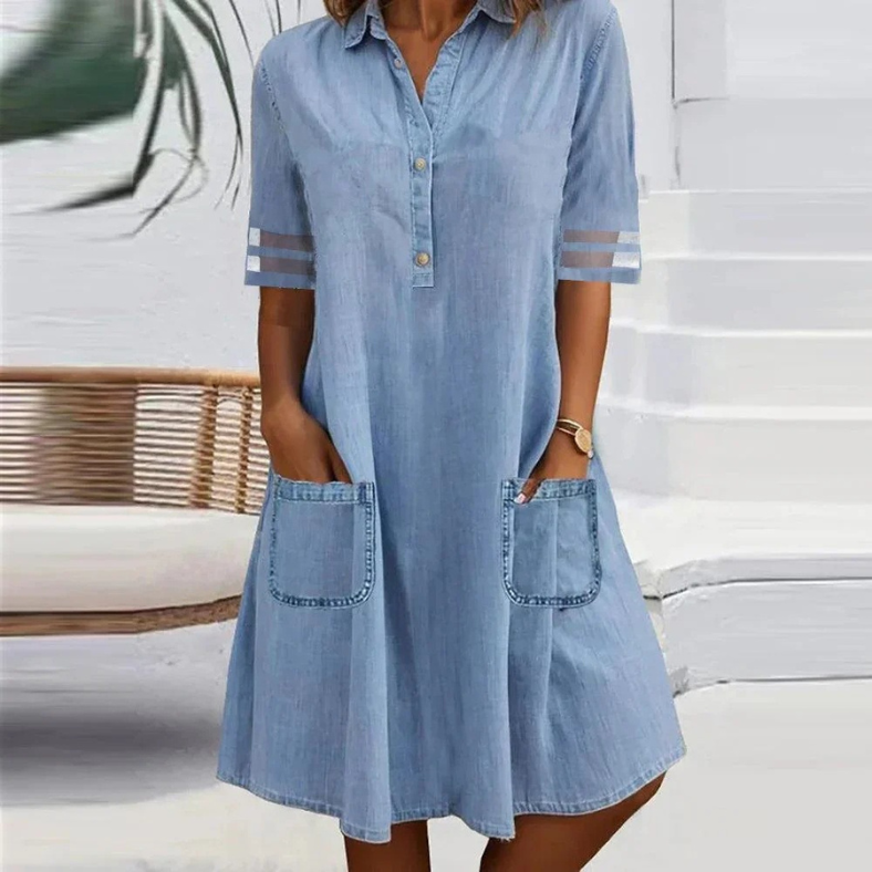 Jennie™ | Abito estivo in denim con tasche