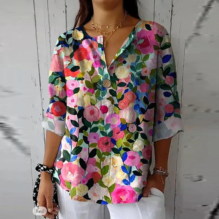 Fiorella™ | Blusa Floreale Leggera