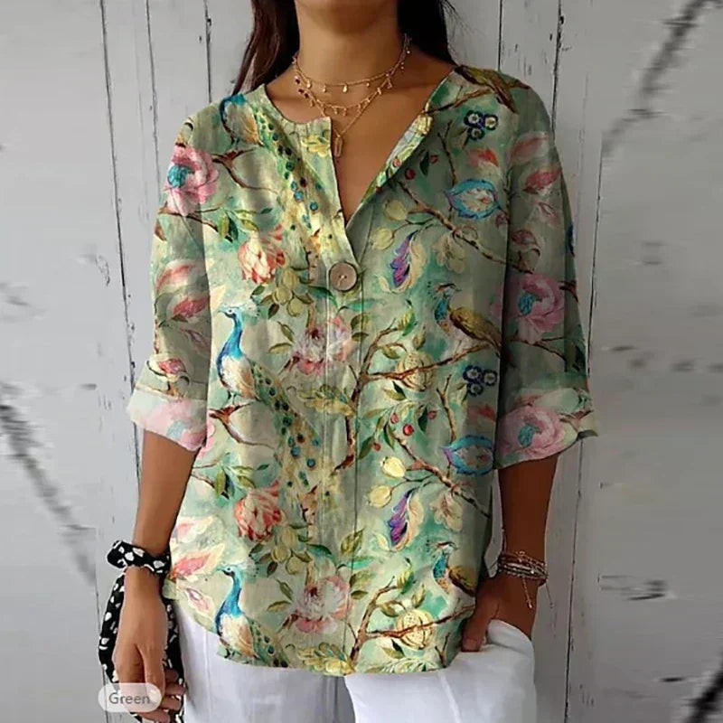 Fiorella™ | Blusa Floreale Leggera