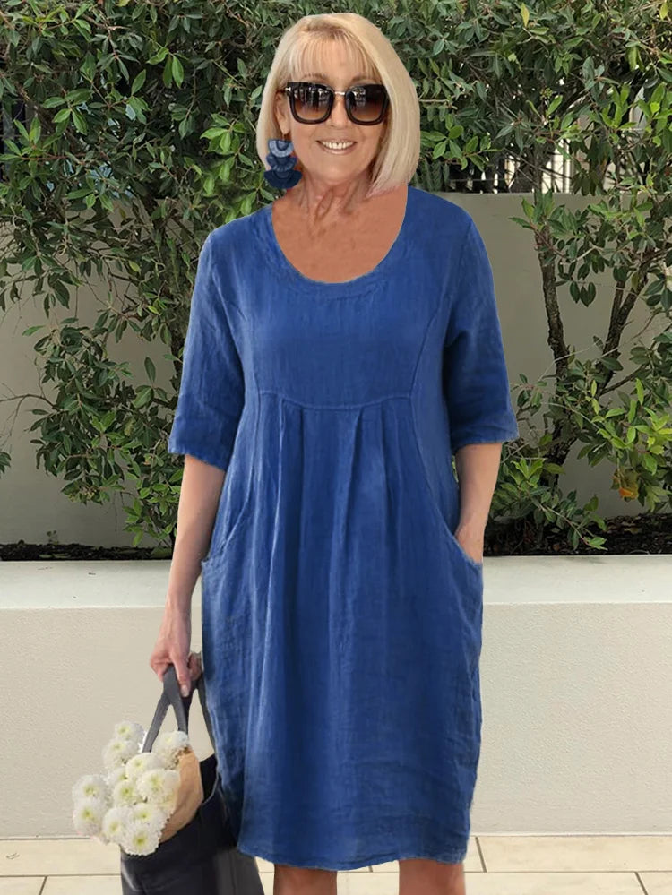 Hanna™ | Abito Oversize Con Tasche