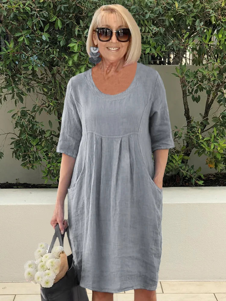 Hanna™ | Abito Oversize Con Tasche