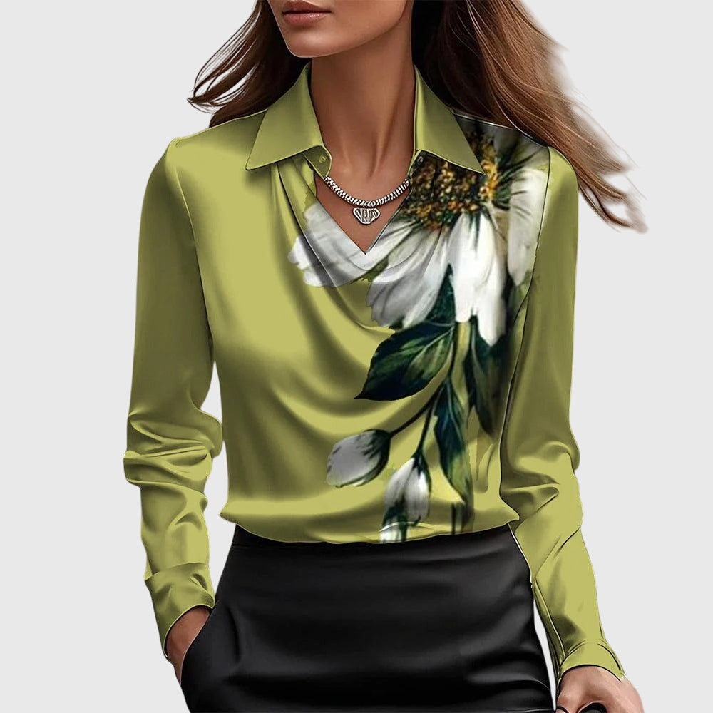 Brooklyn™ - Camicetta Elegante in Satin Lucido