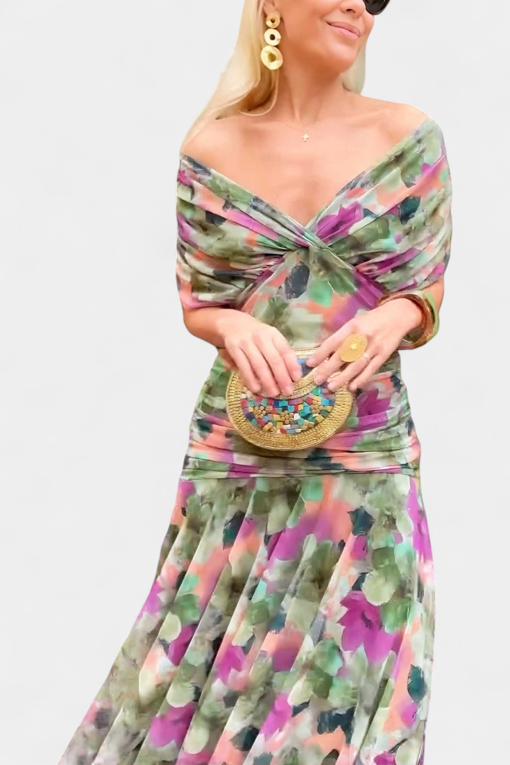 Alizée™ | Abito Floreale Elegante