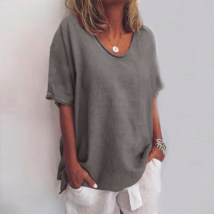 Annie™ | Comoda Blusa Estiva in Tessuto Morbido