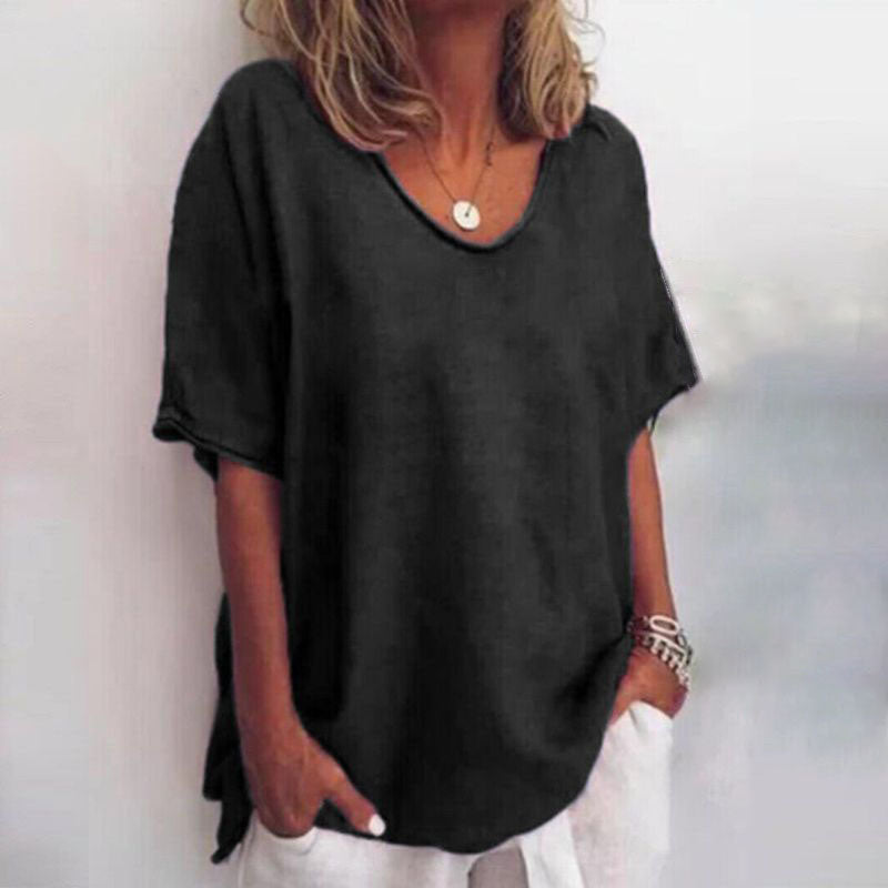 Annie™ | Comoda Blusa Estiva in Tessuto Morbido