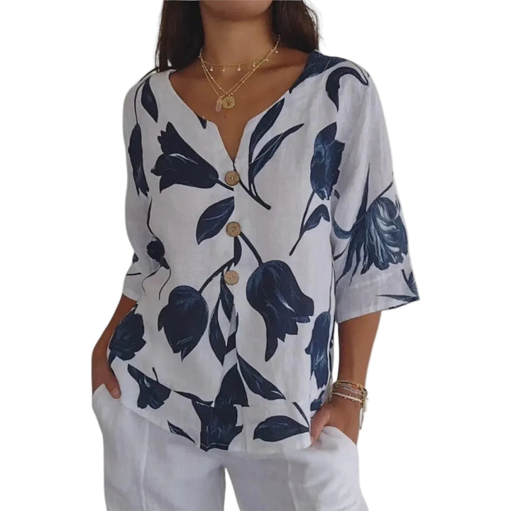 Fiorita™ | Blusa Floreale Elegante e Leggera