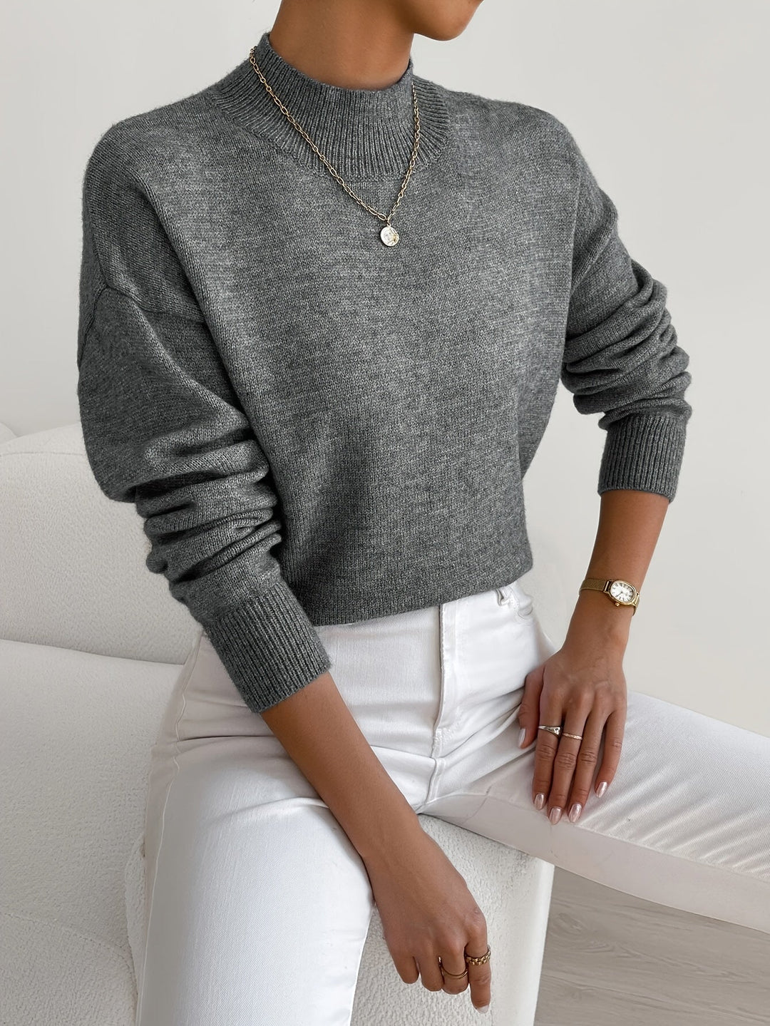 HAYLIE™|MAGLIONE DOLCEVITA ELEGANTE