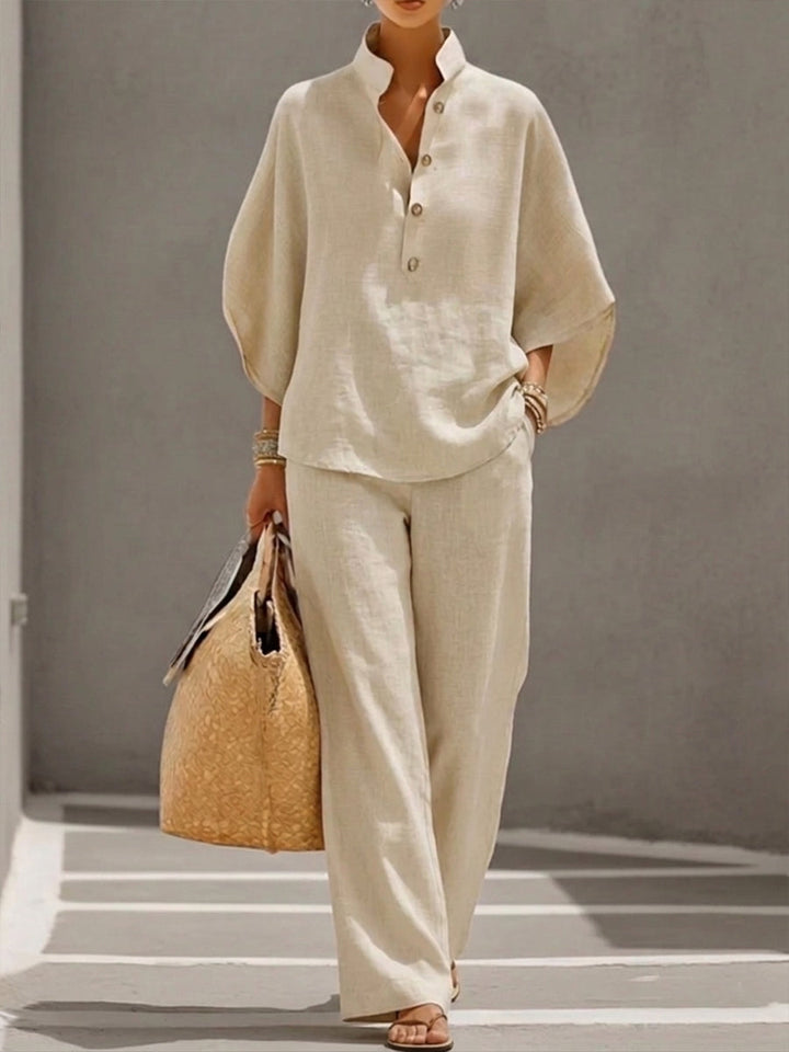 Mariel™ | Completo Leggero in Cotone e Lino
